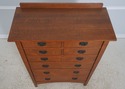 73011: STICKLEY Mission Oak 8 Drawer High Chest
