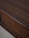 72953: HENKEL HARRIS Walnut 2 Drawer Console Table