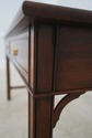 72953: HENKEL HARRIS Walnut 2 Drawer Console Table