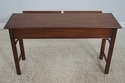 72953: HENKEL HARRIS Walnut 2 Drawer Console Table
