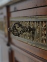 72553: Antique Louis XVI Mahogany Marble Top Buffe