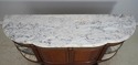 72553: Antique Louis XVI Mahogany Marble Top Buffe