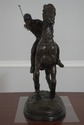 F72983: MAITLAND SMITH Bronze Polo Jockey On Horse