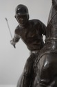 F72983: MAITLAND SMITH Bronze Polo Jockey On Horse