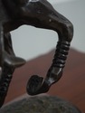 F72983: MAITLAND SMITH Bronze Polo Jockey On Horse