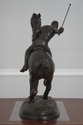 F72983: MAITLAND SMITH Bronze Polo Jockey On Horse