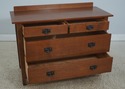 73004: STICKLEY Mission Oak 2 Over 3 Drawer Dresse