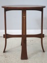 73001: STICKLEY Harvey Ellis Inlaid Oak Tea Table