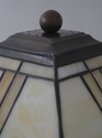73017: STICKLEY Harvey Ellis Mission Oak Slag Glas