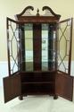 49213EC: STICKLEY Inlaid Figural Mahogany Corner C