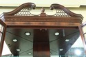 49213EC: STICKLEY Inlaid Figural Mahogany Corner C