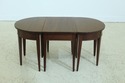 F28911EC: Miniature 3 Part Banquet Table Mahogany 