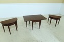 F28911EC: Miniature 3 Part Banquet Table Mahogany 