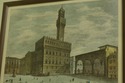 F32780EC: PIAZZA DEL GRANDUCA Framed & Matted Vint