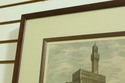 F32780EC: PIAZZA DEL GRANDUCA Framed & Matted Vint