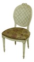 32839EC: French Louis XVI Cane Back Paint Decorate