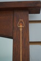 64378EC: STICKLEY Harvey Ellis Inlaid Mission Oak 