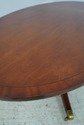 64415EC: English Elliptical Mahogany Coffee Table