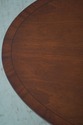 64415EC: English Elliptical Mahogany Coffee Table