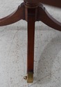 64415EC: English Elliptical Mahogany Coffee Table