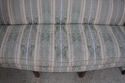 64407EC: BAKER Chippendale Mahogany Damask Upholst