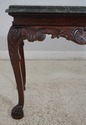 64431EC: Georgian Style Carved Mahogany Console Ta