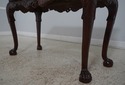 64431EC: Georgian Style Carved Mahogany Console Ta