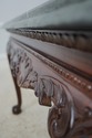 64431EC: Georgian Style Carved Mahogany Console Ta