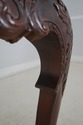 64431EC: Georgian Style Carved Mahogany Console Ta