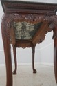 64431EC: Georgian Style Carved Mahogany Console Ta