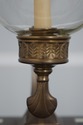 LF64454EC: Pair CHAPMAN Attributed Brass Candelabr