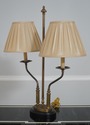 LF64441EC: French Regency Style Double Arm Brass T