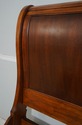 65408: ETHAN ALLEN Queen Size Walnut Finish Sleigh