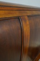 65408: ETHAN ALLEN Queen Size Walnut Finish Sleigh