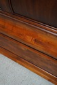 65408: ETHAN ALLEN Queen Size Walnut Finish Sleigh