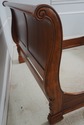 65408: ETHAN ALLEN Queen Size Walnut Finish Sleigh
