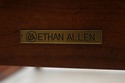 65408: ETHAN ALLEN Queen Size Walnut Finish Sleigh