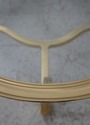 68558: LABARGE Brass Frame Glass Top Coffee Table