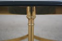68603: LABARGE Oval Regency Style Brass Coffee Tab