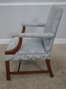 60279EC: Chippendale Style Cherry Open Armchair