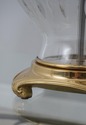 LF60224EC: ETHAN ALLEN Crystal & Brass Table Lamp 