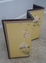 60200EC: Chinese Silk Decorated 4 Panel Hanging Wa