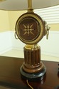 L32859EC: MAITLAND SMITH Clock Face Lamp w. Shade 