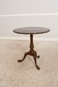 68606: STICKLEY Pie Crust Edge Cherry Pedestal Tab