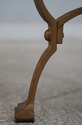68628: Vintage Art Deco Glass Top Iron Base Occasi