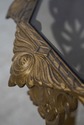 68628: Vintage Art Deco Glass Top Iron Base Occasi