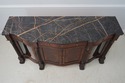 68609: HENREDON Natchez Marble Top Curio Base Side