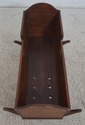 LF68641: Primitive Antique Country Pine Baby Cradl