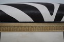 L68646: MAITLAND SMITH 8105-42 Zebra Print Bench ~