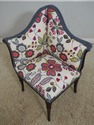 68668: Pair Stunning Newly Upholstered Vintage Cor